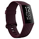 FitBit Charge 4 Purple Water-resistant wireless trainer for iOS & Android smartphones (S and L size)