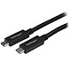 StarTech.com 50cm USB 3.1 USB-C to USB-C cable USB 3.1 Type-C (10 Gb/s) to USB-C Charging and Sync Cable - Mle/Mle - 50 cm