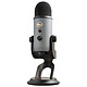 Blue Microphones Yeti Slate Grey Microphone 3 lectrostatic capsules - multiple directionality - USB - headphone output