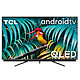 TCL 55C811 Téléviseur QLED 4K Ultra HD 55" (140 cm) - Dolby Vision/HDR10+ - Android TV - Wi-Fi/Bluetooth - Assistant Google - Barre de son 2.1 35W Onkyo - Dolby Atmos - 2800 PPI