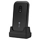 Doro 6040 Black 2G Hearing Aid Compatible Phone - 2.8" 240 x 320 Screen - Bluetotoh 3.0 - 1000 mAh