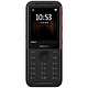 Nokia 5310 Dual SIM Noir/Rouge Téléphone 2G Dual SIM - MediaTek MT6260A - RAM 8 Mo - Ecran 2.4" 240 x 320 pixels - 16 Mo - Bluetooth 3.0 - 1200 mAh