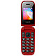 Logicom Le Fleep 178 Rouge Téléphone 2G Dual SIM - RAM 32 Mo - Ecran 1.77" 128 x 160 - 32 Mo - Bluetooth 2.1 - 800 mAh