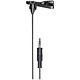 Audio-Technica ATR3350xiS Condenser lapel microphone - Omni-directional - 3.5mm jack - Headset/Microphone adapter - Camera/Audio recorder/Mobile devices