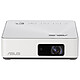 ASUS ZenBeam S2 Blanc Pico projecteur LED/DLP 3D Ready - HD (1280 x 720) - 500 Lumens - Focale courte - Batterie intégrée - HDMI/USB-C - Haut-parleur 2W