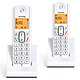 Alcatel F630 Duo Gris Lot de deux téléphones sans fil avec fonctions mains libres
