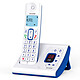 Alcatel F630 Voice Bleu Téléphone sans fil avec fonctions mains libres et répondeur