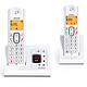 Alcatel F630 Duo Voice Gris Teléfono inalámbrico con funciones de manos libres y contestador automático + auricular adicional