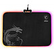 MSI Agility GD60 Gaming mouse pad - soft - smooth - rubber base - RGB lighting - standard size (386 x 290 x 10.2 mm)