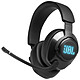 JBL Quantum 400 Black Auriculares Gaming con cable - Sonido envolvente virtual - DTS Headphone:X 2.0 - Micrófono retráctil - Jack de 3,5 mm/USB - RGB - Compatible con PC/Mac/Consolas/Móvil