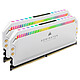 Avis Corsair Dominator Platinum RGB 16 Go (2 x 8 Go) DDR4 3600 MHz CL18 - Blanc (CMT16GX4M2C3600C18W)