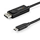 StarTech.com Câble adaptateur USB-C vers DisplayPort 1,4 - 1 m Câble adaptateur USB-C vers DisplayPort 1.4 (8K à 60 Hz) - Compatible Thunderbolt 3 - HBR3 - 1 m