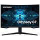 Samsung 27" QLED - Odyssey C27G75TQSU 2560 x 1440 pixels - 1 ms (gris à gris) - Format 16/9 - Dalle VA incurvée - 240 Hz - HDR600 - Quantum Dot - FreeSync/G-Sync compatible - HDMI/DisplayPort - Pivot - Noir