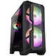 Abkoncore H600X Sync Medium tower enclosure with honeycomb front panel, tempered glass side panel and ARGB lighting