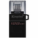 Kingston DataTraveler microDuo 3.0 G2 128GB microUSB 3.0 and USB Type A 3.0 - 128 GB - Android OTG compatible