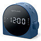Muse M-185 CBL FM portable clock radio with dual alarm and snooze function