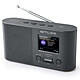 Muse M-112 DBT Radio-réveil portable FM/DAB+ avec Bluetooth 5.0, double alarme et fonction snooze