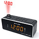 Muse M-188 P Radio-réveil portable FM avec double alarme, fonction snooze et projection de l'heure