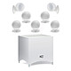 Cabasse Alcyone 2 Pack 7.1 Brilliant White 7.1 speaker package