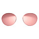 Bose Lenses Rondo Rose/Or Miroir Verres de rechange rose or effet miroir polarisés pour Frames Rondo
