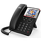 Swissvoice CP2502 Téléphone SIP - filaire - écran couleur 2.8" - PoE - 2 prises RJ45 10/100 - 2 comptes SIP