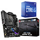 Kit Upgrade PC Core i5F MSI MPG Z490 GAMING PLUS Carte mère Socket 1200 Intel Z490 Express + CPU Intel Core i5-10400F (2.9 GHz / 4.3 GHz)