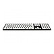 Bluejour CTRL Mac Rev 1.0 (graphite) USB/Bluetooth wireless keyboard - rechargeable - flat chiclet keys - aluminium frame - French AZERTY