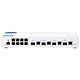 QNAP QSW-M408-4C 8-port Gigabit LAN manageable web switch 4 x 10 GbE/SFP combo ports