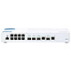 QNAP QSW-M408-2C Switch web manageable 8 ports Gigabit LAN + 4 ports combo 10 GbE/SFP+