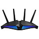 ASUS RT-AX82U Router inalámbrico 6 AX Dual Band 5400 Mbps (AX4804 AX 574)  MU-MIMO con 4 puertos LAN 10/100/1000 Mbps 1 puerto WAN 10/100/1000 Mbps