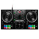 Hercules DJControl Input 500 DJ controller - Filter FX zone - two large touch-sensing jogwheels - 16 rubberized RGB backlight pads
