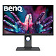 BenQ 27" LED - PD2705Q Ecran PC 2.5K - 2560 x 1440 pixels - 5 ms (gris à gris) - Format 16/9 - Dalle IPS - HDR - Pivot - HDMI/DisplayPort/USB-C - Hub USB 3.0 - Haut-parleurs - Noir