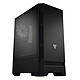 FSP CMT260 Black Medium Tower case with tempered glass side panel