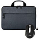 PORT Designs Belize 15.6" (grigio) + Mouse senza fili Custodia per notebook (fino a 15.6") + mouse wireless