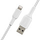 Avis Belkin Câble USB-A vers Lightning MFI renforcé (blanc) - 15 cm