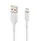 Avis Belkin Câble USB-A vers Lightning MFI renforcé (blanc) - 2 m