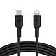 Belkin USB-C to Lightning MFI Cable (black) - 1m USB-C to Lightning 1m cable Made for Iphone - Black