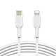 Cable MFI USB-C a Lightning de Belkin (blanco) - 1m Cable USB-C a Lightning 1 m Hecho para Iphone - Blanco