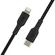 Comprar Cable MFI USB-C a Lightning de Belkin (negro) - 2 m