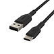 Belkin Câble USB-A vers USB-C (noir) - 1 m pas cher