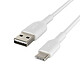 Belkin Câble USB-A vers USB-C (blanc) - 2 m pas cher