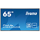 iiyama 64.5" LED - ProLite LH6542UHS-B1 3840 x 2160 píxeles 16:9 - IPS - 1300:1 - 500 cd/m² - 9 ms - Sistema operativo Android - HDMI/VGA/DVI/DisplayPort - Ethernet - Altavoces integrados - 18/7 - Negro