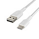 Belkin Câble USB-A vers USB-C renforcé (blanc) - 2 m pas cher