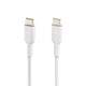 Opiniones sobre 2 cables USB-C a USB-C Belkin (blanco) - 1 m