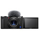 Sony ZV-1 Appareil photo 20.1 Mp - Zoom optique 2.7x - Ouverture f/1.8-2.8 - Vidéos 4K HDR - Écran LCD tactile et orientable - Micro unidirectionnel 3 capsules - Wi-Fi/Bluetooth