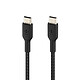 Avis Belkin Câble USB-C vers USB-C renforcé (noir) - 1 m