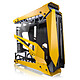 Raijintek Nyx Pro (Yellow) Medium Tower Gaming PC case with tempered glass centre and aluminium/steel chassis - Yellow