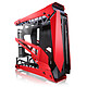 Raijintek Nyx Pro (Rosso) Case per PC da gioco a torre media con centro in vetro temperato e telaio in alluminio/acciaio - Rosso