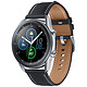 Samsung Galaxy Watch 3 (45 mm / Argento) Orologio connesso - 45 mm - certificato IP68 - 1 GB RAM - display Super AMOLED da 1,4" - 8 GB - NFC/Wi-Fi/Bluetooth 5.0 - 340 mAh - Tizen OS 5.5