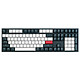 Ducky Channel One 2 Tuxedo (Cherry MX Silent Red) High-end keyboard - red mechanical switches (Cherry MX Silent Red switches) - PBT keys - AZERTY, French